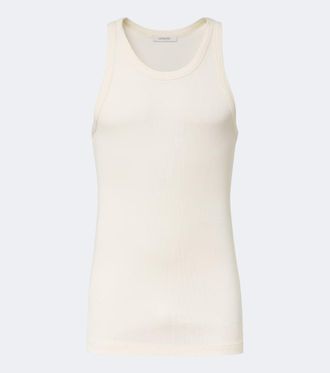 Christophe Lemaire Ribbed-knit cotton tank top