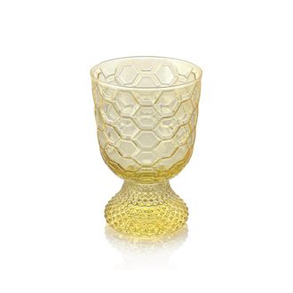 IVV Set of 2 glasses, Vintage, yellow Cl30