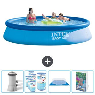 Intex Piscina Easy Set Redonda - 396x84 Cm - 7-piezas Scb119