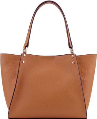 Pourchet Tassen, Dames, Geel, ONE Size, Leer, Hebdo Small Bag
