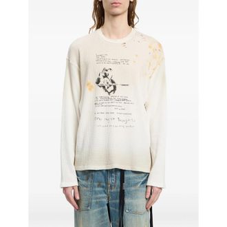 Ann Demeulemeester Emil Dear Diary Long-sleeve T-shirt