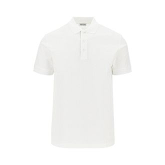 Burberry Cotton piquet polo shirt with EKD embroidery Man XL