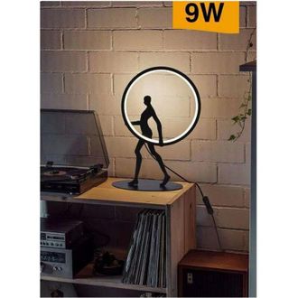 Trade Shop Trade Shop Traesio - Trade Shop - Lampada Da Tavolo 9w Scultura Corpo Uomo a Led Lume Luce 3000k 4000k 6500k D02-n