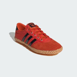 adidas Originals ADIDAS Originals Womens Volley Plimsole Shoes - Red Leather - Size UK 9.5