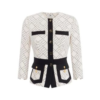 Elisabetta Franchi Donna, Giacche, Bianco, L, new