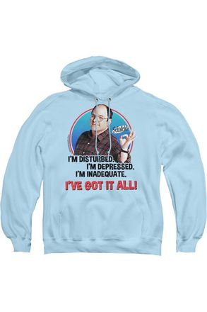 Gildan Seinfeld George All Adult Pull Over Hoodie / Hooded Sweatshirt