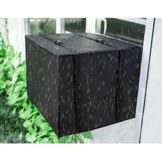 OEM Cubierta Exterior Para Aire Acondicionado De Ventana Con Correas Ajustables, Cubierta Inferior (65 Cm De Ancho X 43 Cm De Alto X 53 Cm De Profundidad)