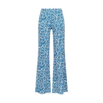 Maliparmi Wide Trousers, female, Blue, Size: XS Pantalone Shell Trousers