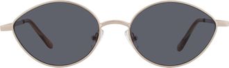 Frye Smoke Geometric Ladies Sunglasses 10260441.COM GLDSMK 55
