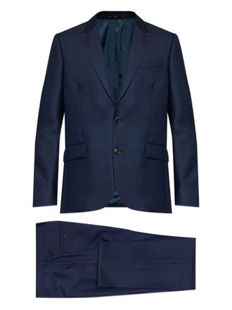 Paul Smith buttoned blue suit - men - Wool - 56