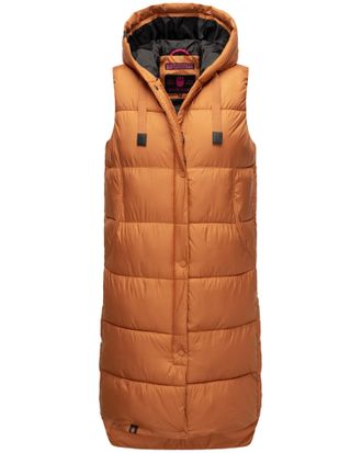 Marikoo Sayorii dames winterbodywarmer - lang, warm & met capuchon