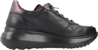Wonders Schoenen, Dames, Zwart, 39 EU, Vetersneakers