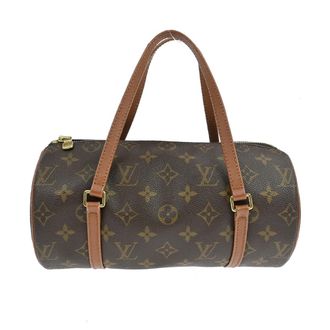 Louis Vuitton Papillon Handbag Monogram Canvas Brown Canvas Handbag (Pre-Owned)