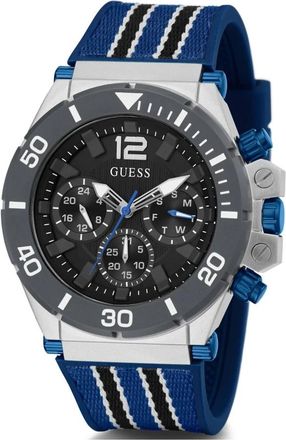 Guess Quartz Analoog Horloge met 12/24-Uurs Functie - Dames - Horloges - Zwart - ONE Size - Accessoires