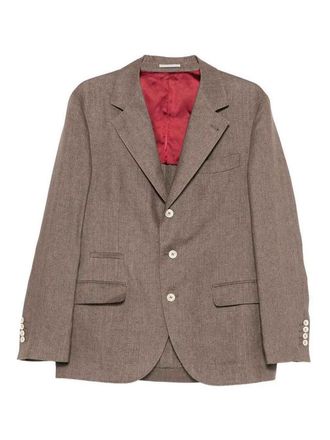 Brunello Cucinelli Linen Deconstructed Blazer