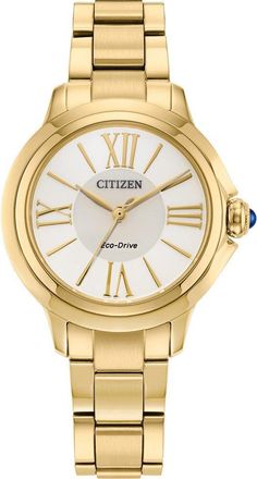 Citizen L Ceci Womens Gold Watch EM1162-52A Stainless Steel - One Size
