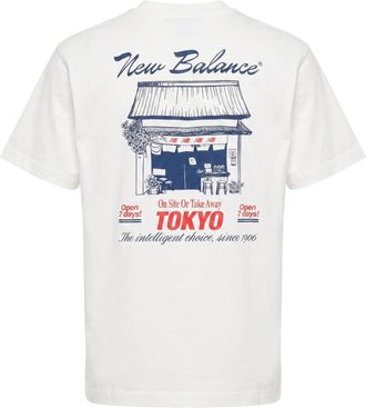 New Balance Grab A Bite Tokyo Graphic T-Shirt - White