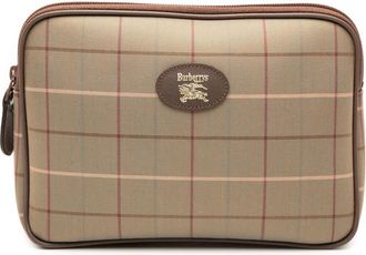 Burberry Pre-owned Burberry Vintage Check Canvas Clutch Ladies N82ZQ63KLSVXQND3