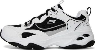 Skechers DLites 4.0 White Black Grey 894249-WBK