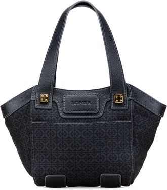 Loewe Pre-owned Womens Nappa Aire Tote Bag - Black Textile - One Size