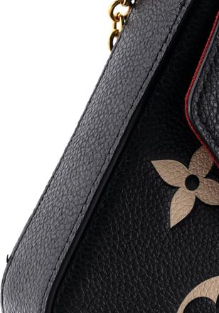 Louis Vuitton Felicie Pochette Bicolor Monogram Empreinte Giant crossbody bag - Nero