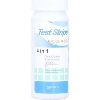 OEM Analizador De Agua Para Piscinas Y Spas Ulisem 4 En 1, 50 Tiras Reactivas Para Piscinas, Tiras Reactivas Para Piscinas, Prueba De Cloro Para Piscinas