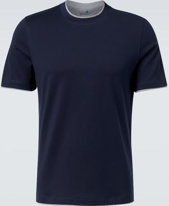 Brunello Cucinelli T-shirt in jersey di cotone