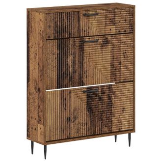 vidaXL Armario Zapatero Haarlem 78 X 24 X 103 Cm Madera De Ingenier&iacute;a Vidaxl