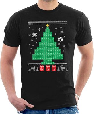 Cloud City 7 Chemistree Science Christmas Tree Mens T-Shirt