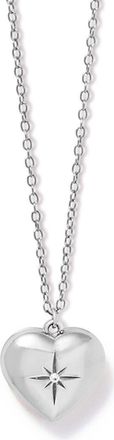 Astley Clarke Silver Mini Heart Locket Necklace at Nordstrom, Size 18