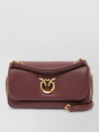 Pinko soft shoulder bag chain strap leather