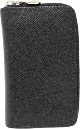 Louis Vuitton Pre-owned Wallets, female, Black, Size: ONE SIZE Pre-owned Leather Wallet