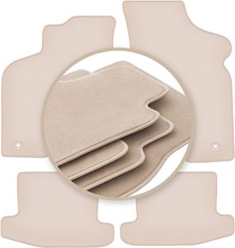 OEM Alfombrillas Premium Beige Para: Seat Arosa Hatchback 1997-2005