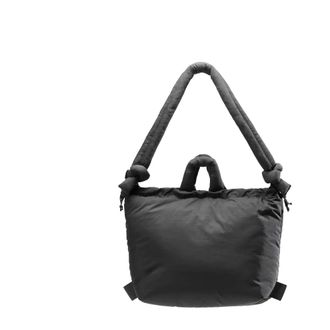 &Ouml;lend Zwarte Zachte Tas- Functioneel en Stijlvol - Dames - Shoppers - Zwart - ONE Size - Nylon - Tassen