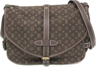 Louis Vuitton Saumur 30 Brown Canvas Shoulder Bag (Pre-Owned)