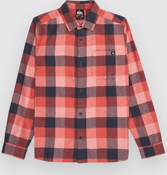 Quiksilver Motherfly Plaid Kids Hemd rot