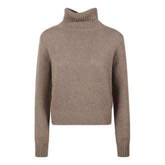 Be You Cd 4010F6 Turtleneck - Dames - Coltruien - Bruin - M - Truien & Vesten