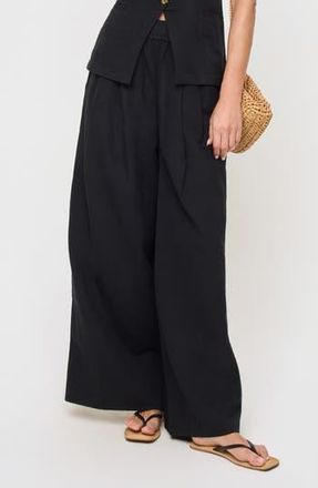L*Space Palma Wide Leg Pants in Black at Nordstrom Rack, Size X-Small