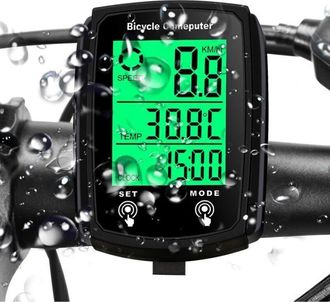 OEM Ciclocomputador De 19 Funciones, Resistente Al Agua Ip54, Gps, Veloc&iacute;metro, Od&oacute;metro, Con Cable, Pantalla T&aacute;ctil Retroiluminada, Ciclocomputador Unive