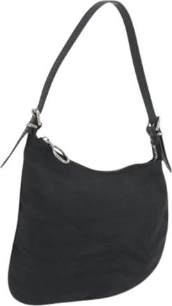 Fendi Pre-owned Vintage Zucchino Schoudertas - Dames - Vintage Schoudertas - Zwart - ONE Size - Leer - Vintage