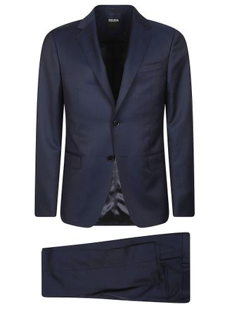 Ermenegildo Zegna Lux Tailoring Notch Lapel Two-Piece Wool-Mohair Suit