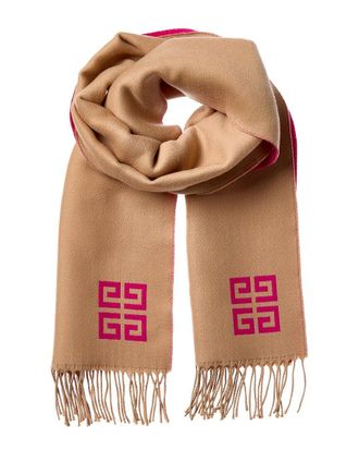 Givenchy 4G Reversible Wool Scarf
