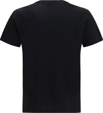 Valentino Mens Cotton Vlogo T-Shirt Nero T-Shirts And Polos