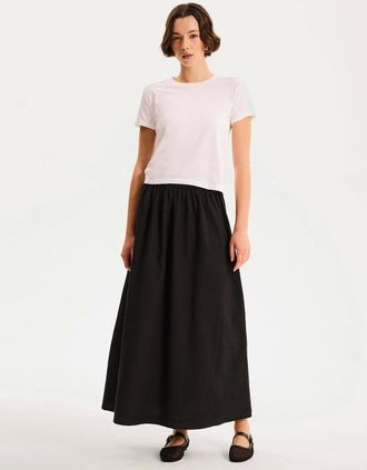 Omnes Womens Jolie Skirt in Black - Size: 16