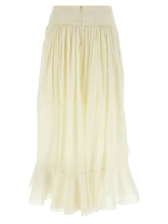 Zimmermann Womens White Cotton Mini Skirt