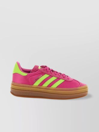 adidas leather gazelle bold low-top sneakers