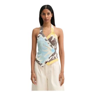 Never Fully Dressed Blusa Floral de Corte Entallado - Tops - Mujer - Multicolor - L