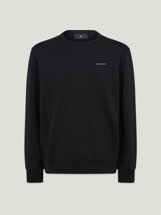 Belstaff Belstaff Sudadera De Cuello Redondo Alloy para hombre Vellón de algodón NEGRO 2XL