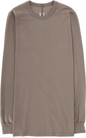 Rick Owens Grey Solid Crew Neck T-Shirt