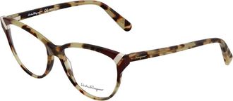 Ferragamo Demo Cat Eye Ladies Eyeglasses SF2844 281 54